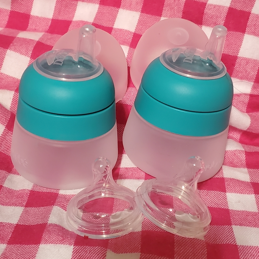 2 nanobene 5oz bottles/sippy
